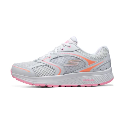 (W) Skechers Low-Top Running Shoes 'White Pink'