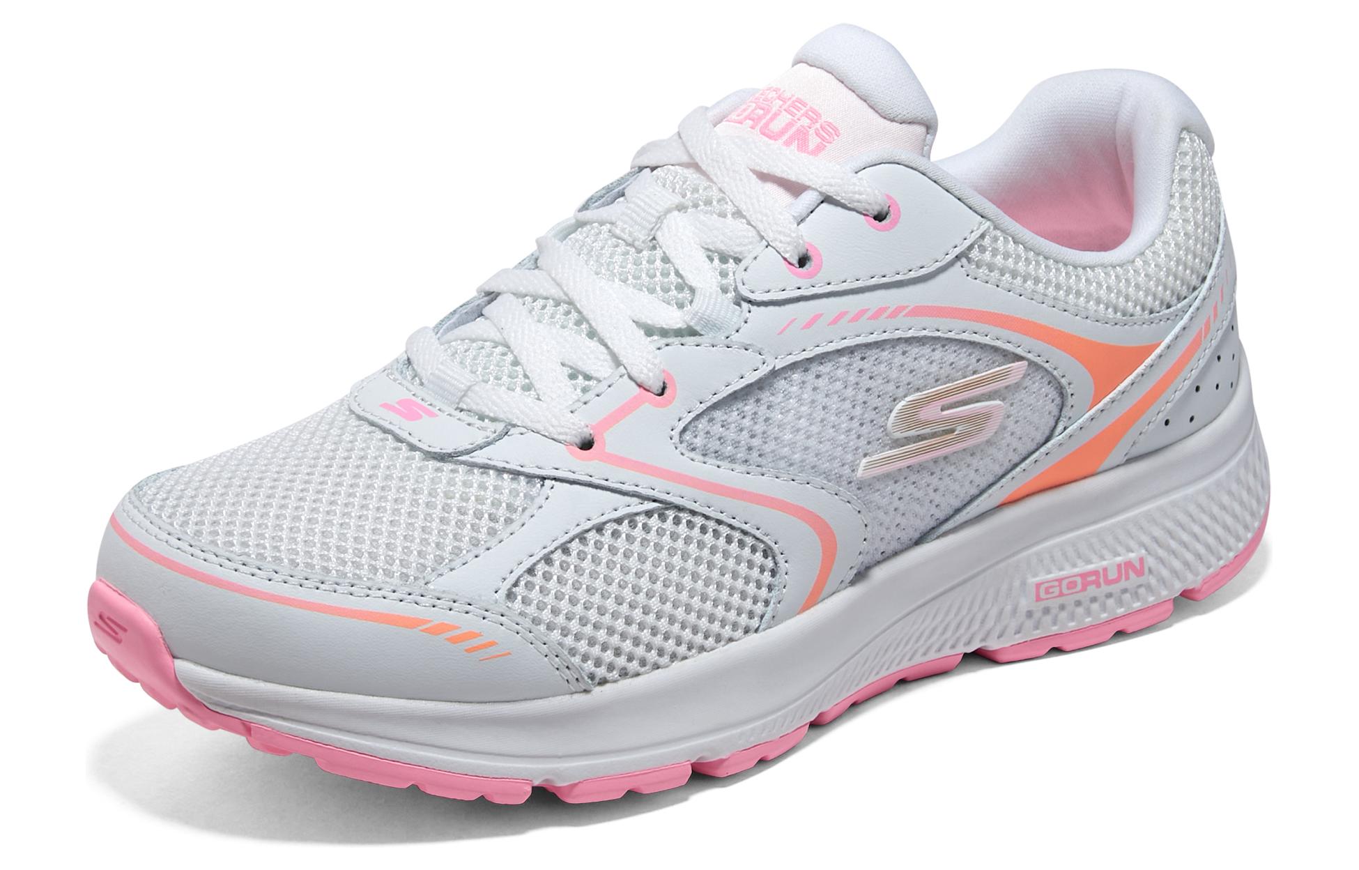 Lookbook (Women) Skechers Low-Top Running Shoes 'White Pink' 896225-WPK