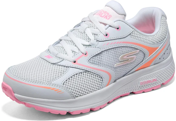 (Women) Skechers Low-Top Running Shoes 'White Pink' 896225-WPK Lookbook (Women) Skechers Low-Top Running Shoes 'White Pink' 896225-WPK