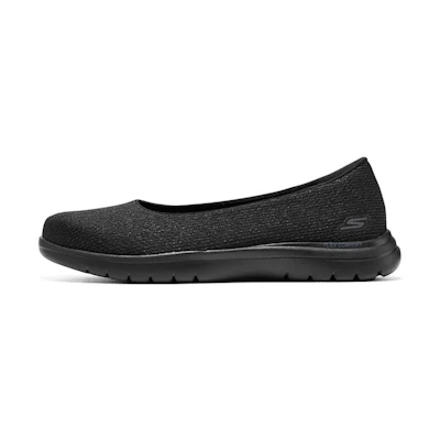 (W) Skechers Low-Top Sneaker 'Black'