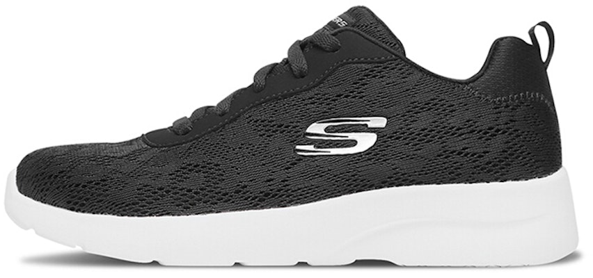 (Women) Skechers Low-Top Sneaker 'Black White' 12963-BKW Buy (Women) Skechers Low-Top Sneaker 'Black White' 12963-BKW