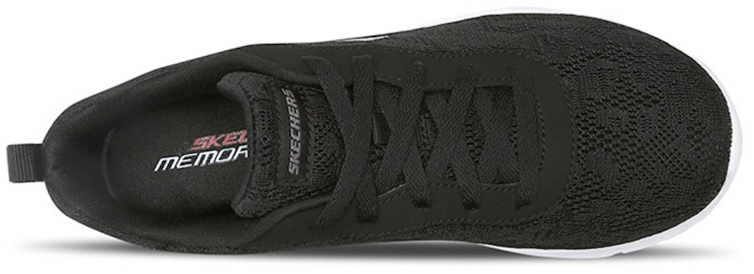(Women) Skechers Low-Top Sneaker 'Black White' 12963-BKW Shop (Women) Skechers Low-Top Sneaker 'Black White' 12963-BKW