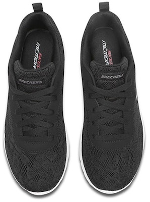 (Women) Skechers Low-Top Sneaker 'Black White' 12963-BKW Purchase (Women) Skechers Low-Top Sneaker 'Black White' 12963-BKW