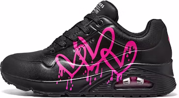 (Women) Skechers x JGoldcrown Uno 'Dripping In Love' 177980-BKPK (Women) Skechers x JGoldcrown Uno 'Dripping In Love' 177980-BKPK