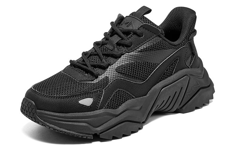 Lookbook (W) スケッチャーズ黒ダッドスニーカー (Sukecchaazu Kuro Daddo Sunikaa) 133300-BBK