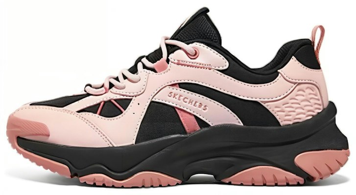 Skechers 耐磨通風 低筒 生活休閒鞋 女款 黑粉 Buy Skechers 耐磨通風 低筒 生活休閒鞋 女款 黑粉