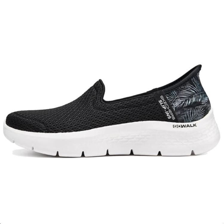 Buy (W) Skechers 低帮鞋 '黑白' 124829-BKW