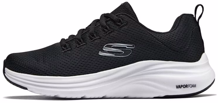 women-skechers-low-black-white-150402-bkw