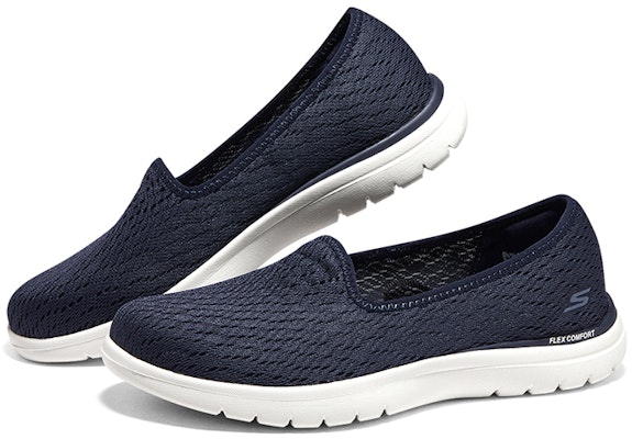 Skechers 減震防滑耐磨 低幫 運動休閒鞋 女款 藍色 Shop Skechers 減震防滑耐磨 低幫 運動休閒鞋 女款 藍色