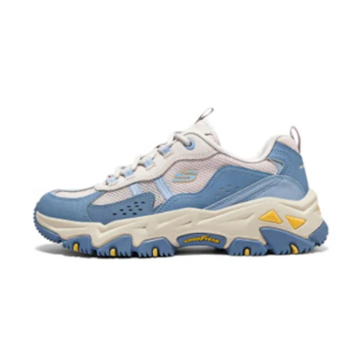 (W) Skechers Low 'Blue Grey'