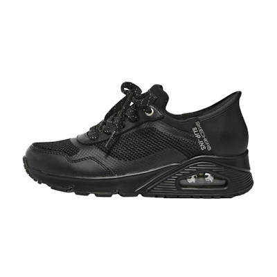 (W) Skechers Uno Slip-In Air 'Pure Black'