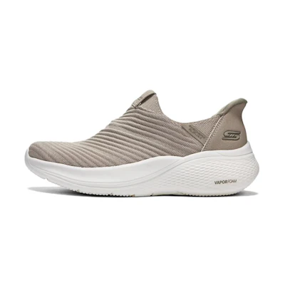 (W) Skechers Low 'Grey Beige'