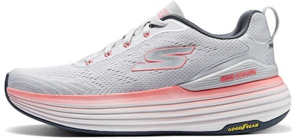 (Women) Skechers Low 'Grey Red' 129260-LGPK (Women) Skechers Low 'Grey Red' 129260-LGPK
