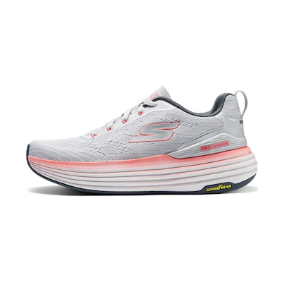 (W) Skechers Low 'Grey Red'