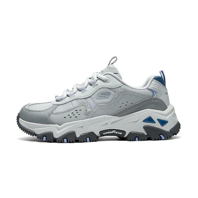 (W) Skechers Low 'Grey White'