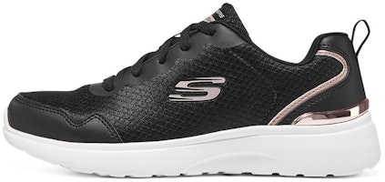 (Women) Skechers Low 'Roseate Black and White' 8750053-BKRG