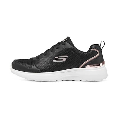 (W) Skechers Low 'Roseate Black and White'