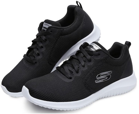 (W) Skechers Ultra Flex-Free Spirit Kasut 'Hitam'. 12846-BKW Lookbook (W) Skechers Ultra Flex-Free Spirit Kasut 'Hitam'. 12846-BKW