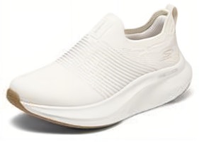 Skechers 耐磨回彈減震防滑 低幫 生活休閒鞋 女款 白色 Lookbook Skechers 耐磨回彈減震防滑 低幫 生活休閒鞋 女款 白色