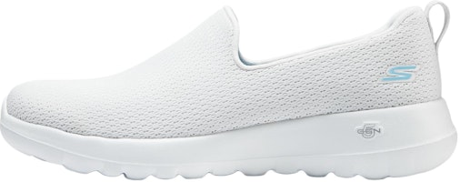 (Women) Skechers Low 'White Blue' 124637-WLB (Women) Skechers Low 'White Blue' 124637-WLB