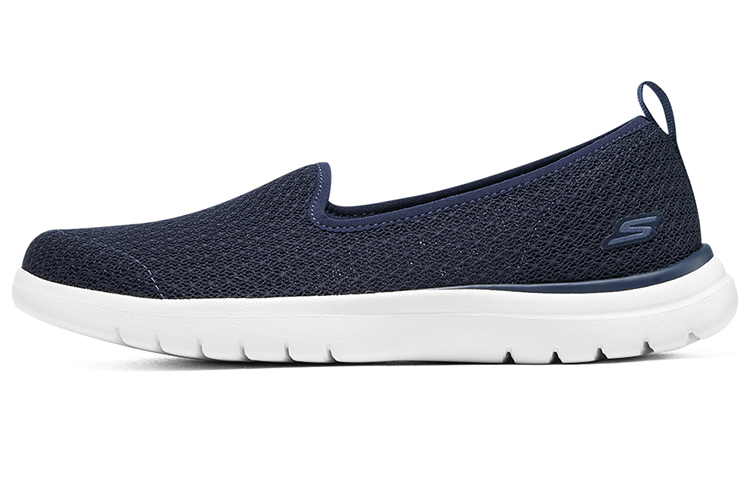(Women) Skechers Low 'White Blue' 136417-NVW