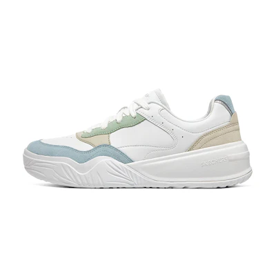 (W) Skechers Denali Shoes 'White Blue'