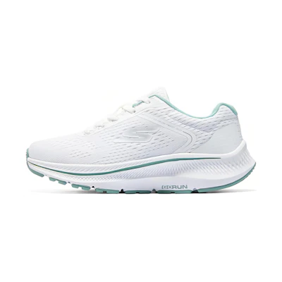 (W) Skechers Low 'White Green'