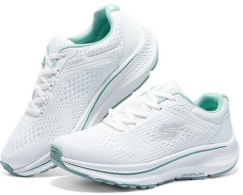 (Women) Skechers Low 'White Green' 128607-WMNT Lookbook (Women) Skechers Low 'White Green' 128607-WMNT