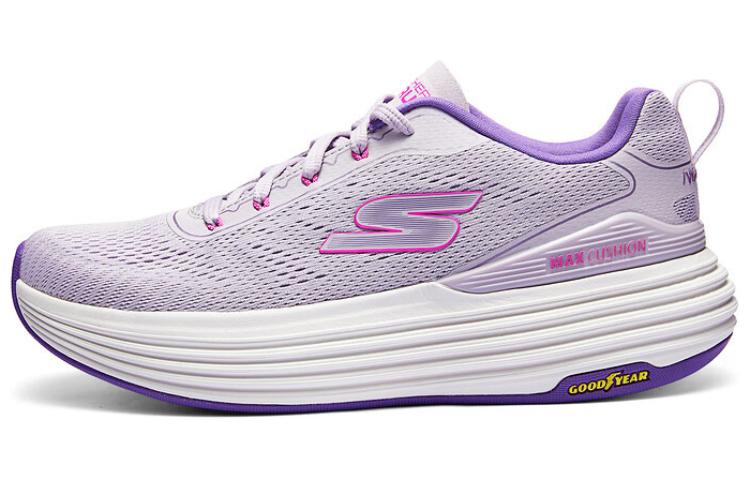 (Women) Skechers Low 'White Purple' 129260-LIL