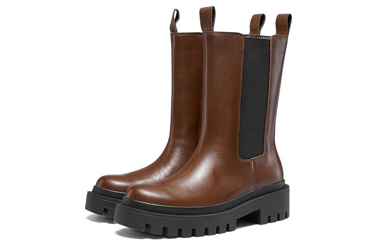 Lookbook (W) 斯凯奇低槽短靴 '棕色' 167345-BRN