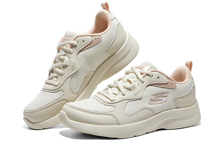 Shop (W) Skechers Low Top 'Beige' Wanita/Pria 896272-NAT