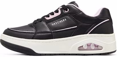 (Women) Skechers Uno Court - Courted Style Shoes 'Black Pink White' 177710-BKLP (Women) Skechers Uno Court - Courted Style Shoes 'Black Pink White' 177710-BKLP