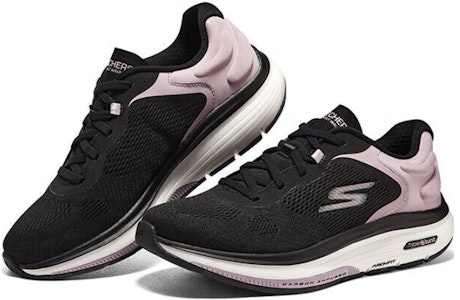 (W) Skechers Go Walk Work Out 'Hitam Mauve' 124946-BKMV Lookbook (W) Skechers Go Walk Work Out 'Hitam Mauve' 124946-BKMV