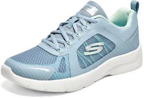 Shop Skechers 減震防滑 低幫 運動休閒鞋 女款 藍色