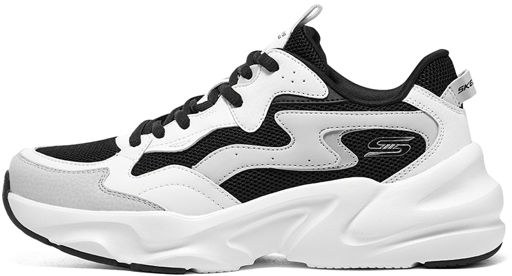 (Women) Skechers Bobs Bamina Shoes 'White Black Grey' 117366-WBK Buy (Women) Skechers Bobs Bamina Shoes 'White Black Grey' 117366-WBK