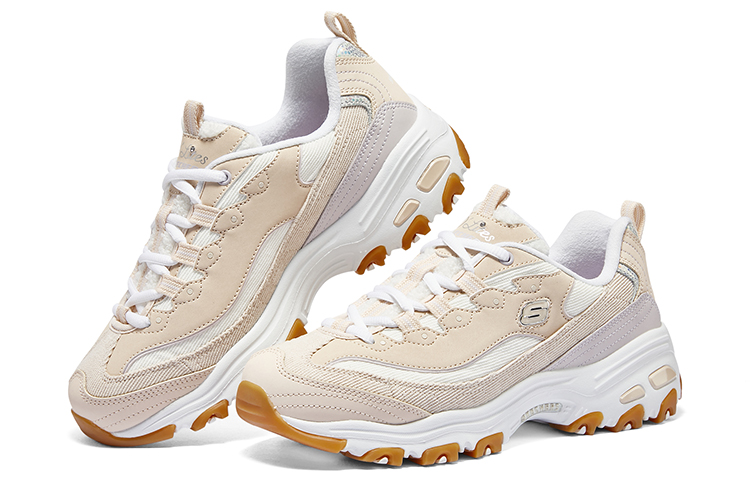 (W) Skechers DLITES 1.0 'White Beige' 圖 4