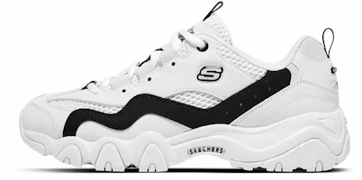 (Women) Skechers D'LITES 2.0 'White Black' 896210-WBK (Women) Skechers D'LITES 2.0 'White Black' 896210-WBK