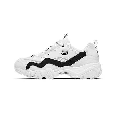 (W) Skechers D'LITES 2.0 'White Black'