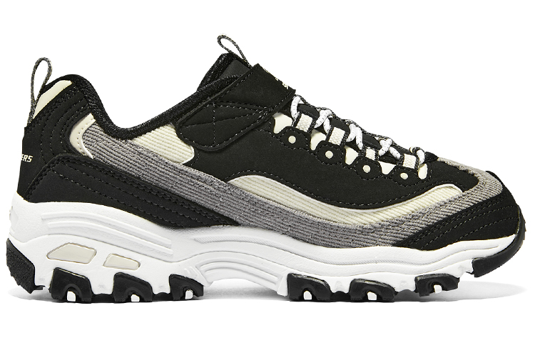 (W) Skechers D'lites 1.0 Marathon Running Shoes 'Black Grey Beige' 圖 2