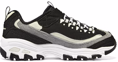 Order (W) Skechers D'lites 1.0 Kasut Larian Marathon 'Hitam Kelabu Beige' 302524L-BKNT