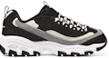Order (W) Skechers D''lites 1.0 Hardloop Schoenen ''Zwart Grijs Beige'' 302524L-BKNT