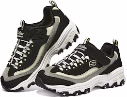 Shop (W) Skechers D'lites 1.0 Kasut Larian Marathon 'Hitam Kelabu Beige' 302524L-BKNT