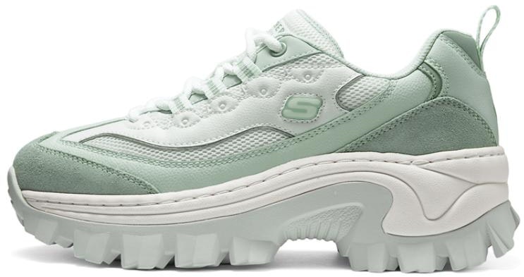 women-skechers-low-top-light-green-177233-grmt