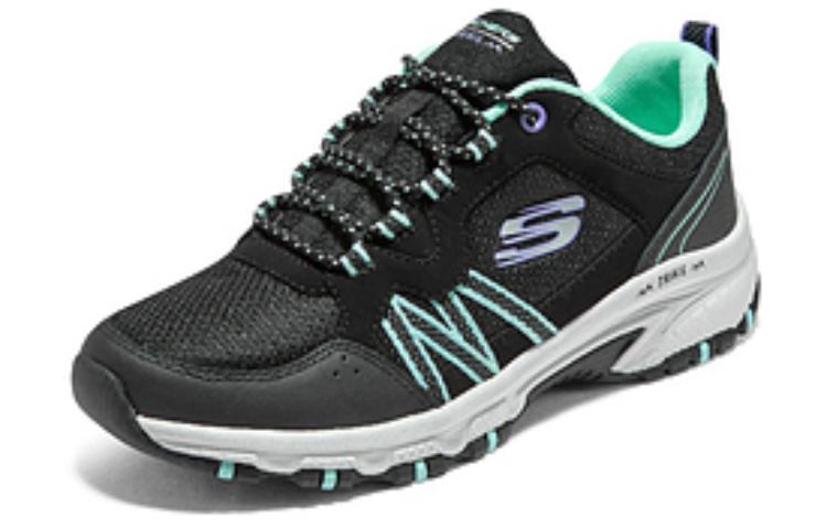 Lookbook (W) Skechers Low Top 'Lunar Dye Hitam Hijau' 180017-BKMN