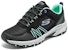 (W) Skechers Rendah 'Lunar Dye Hitam Hijau' 180017-BKMN