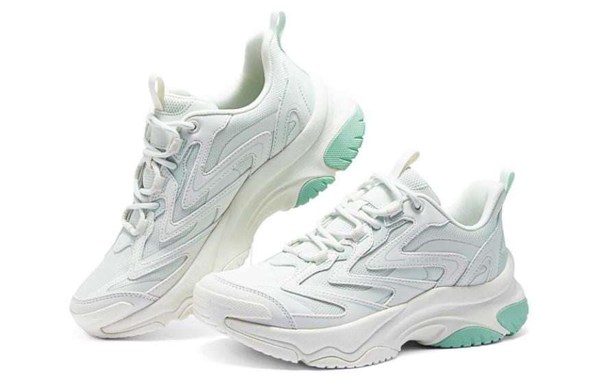 Lookbook Skechers 防滑耐磨 低筒 生活休閒鞋 女款 白藍色