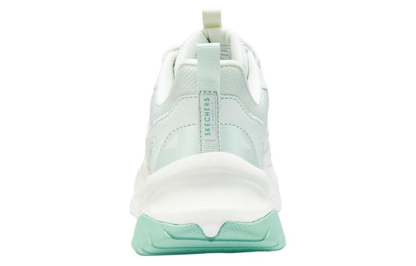 Shop Skechers 防滑耐磨 低筒 生活休閒鞋 女款 白藍色