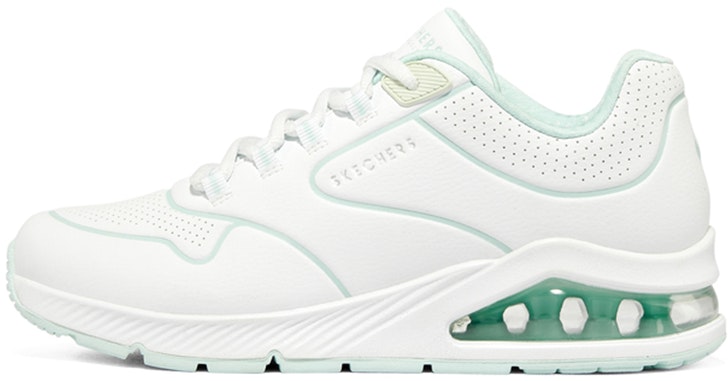 women-skechers-low-top-white-green-155629-wlbl