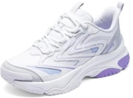 (W) Skechers Low Top 'Putih Ungu' 177592-WPR Lookbook (W) Skechers Low Top 'Putih Ungu' 177592-WPR