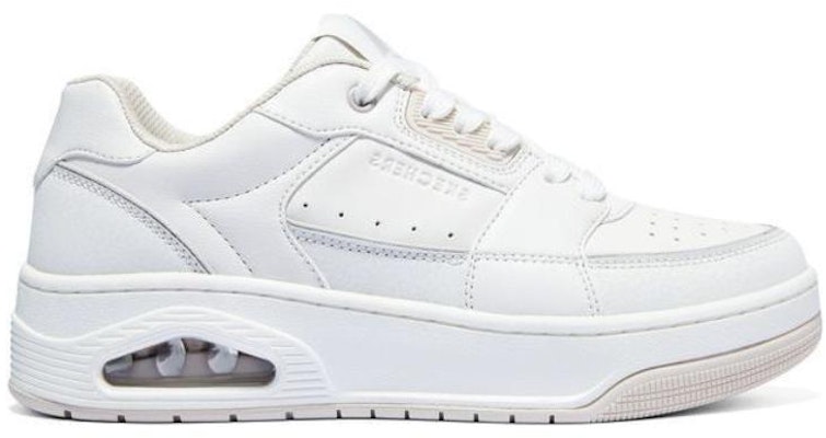 (Women) Skechers Uno Court - Courted Style Shoes 'White' 177710-WHT Order (Women) Skechers Uno Court - Courted Style Shoes 'White' 177710-WHT